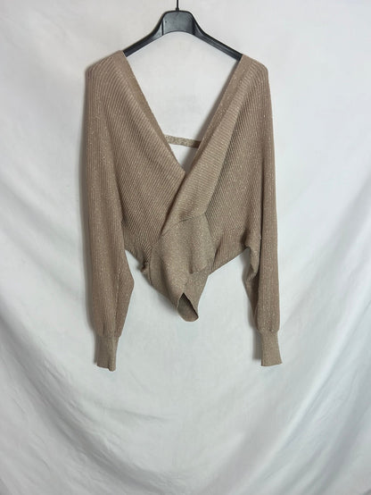 ZEPIA. Jerséi cruzado espalda descubierta. T.M