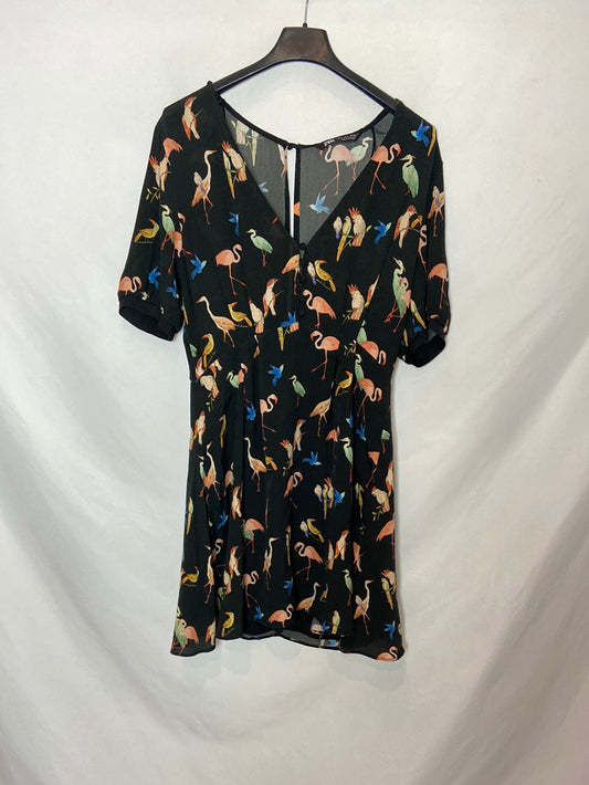 ZARA. Black flamenco dress TS