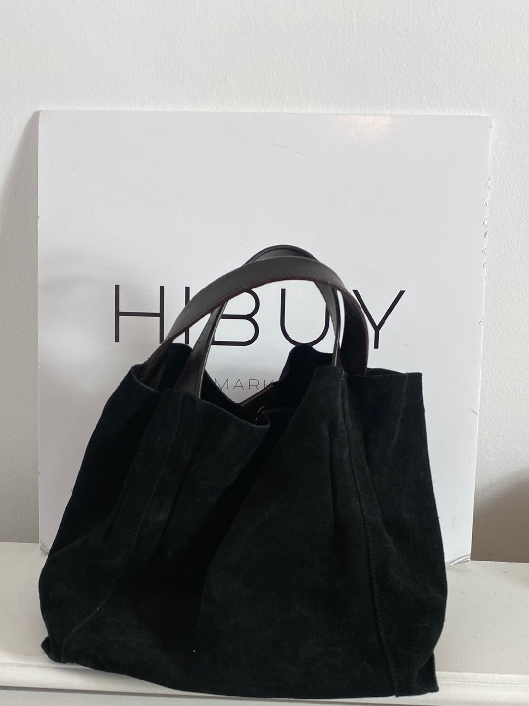 LURUEÑA.Bolso negro piel