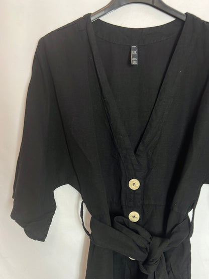 ZARA. Black buttoned dress Tm