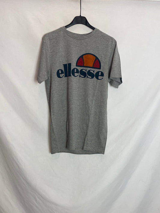 ELLESSE. Camiseta logo gris. T.XS