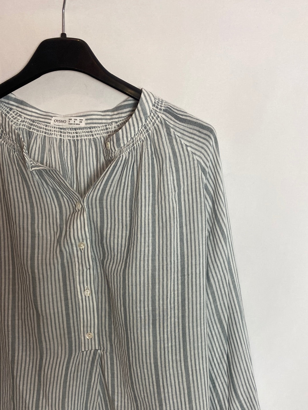 OYSHO. Camisa de rayas T.s