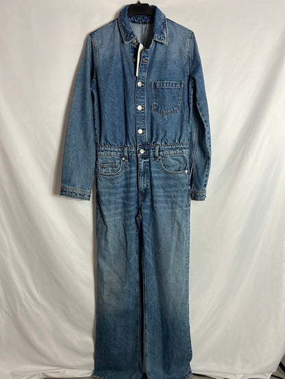 ZARA. Peto vaquero manga larga. T S