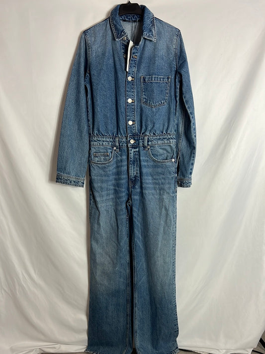 ZARA. Peto vaquero manga larga. T S