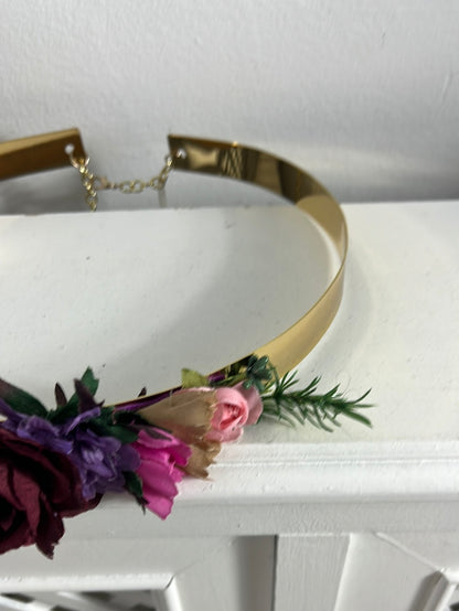 TINTORETTO. Cinturón rígido flores. T 90