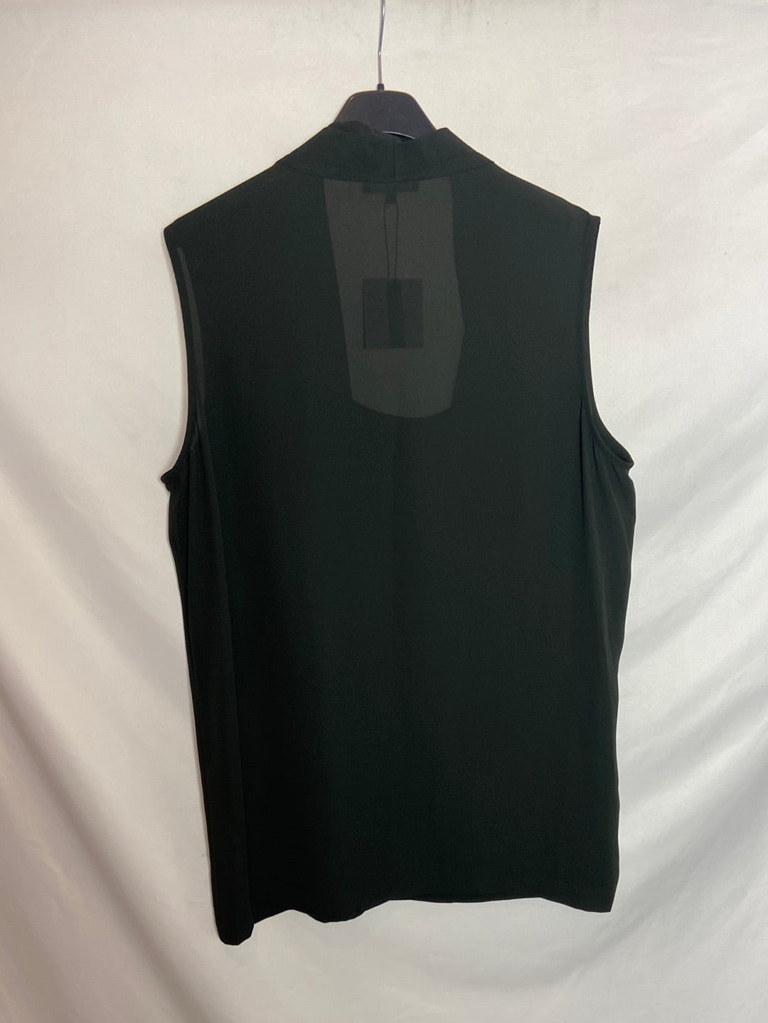 ELOGY. Blusa negra capa T. XL