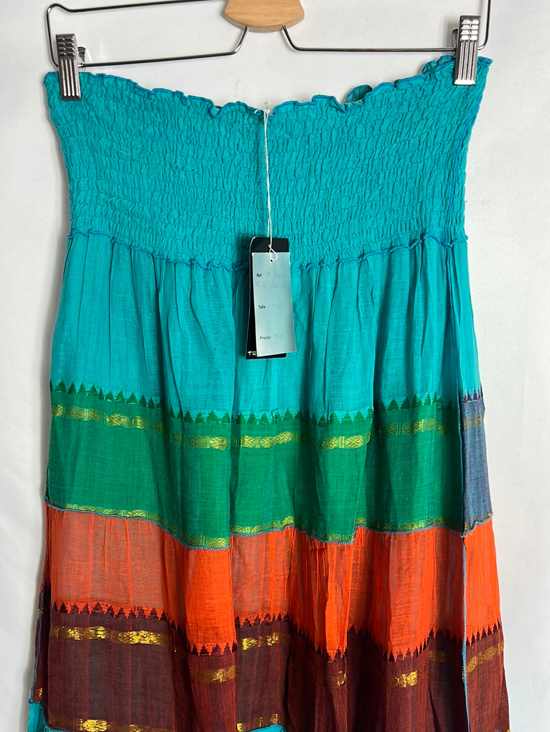 TRES IBIZA. Falda larga colores. T M/L