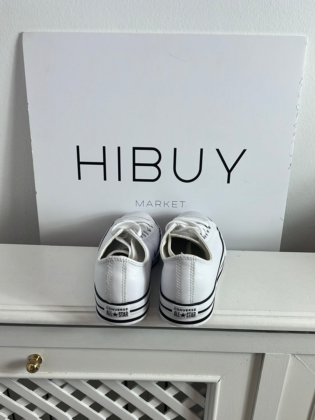 CONVERSE. Zapatillas blanca piel T.37