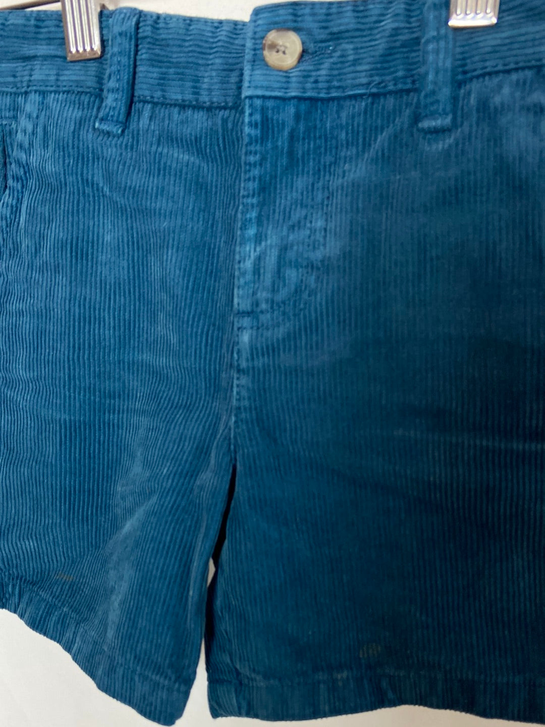 GOCCO. Blue corduroy Bermuda shorts, size 3-4 years