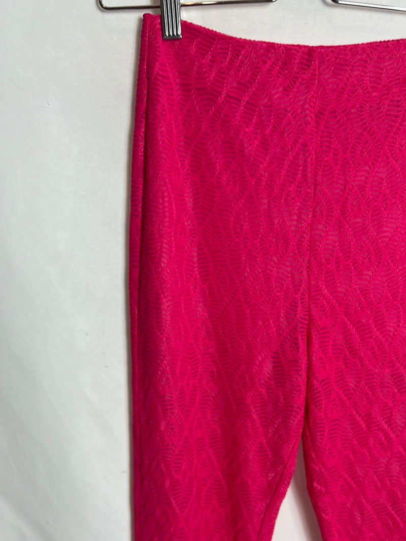 LOAVIES. total look rosa textura T.xs