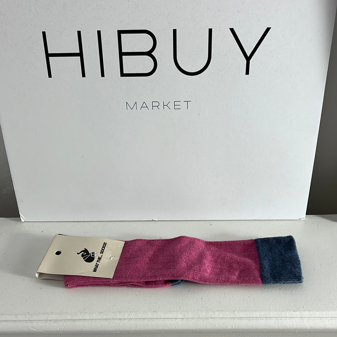 WHAT THE...SOCKS! Calcetines rosas y azules. T 35-39