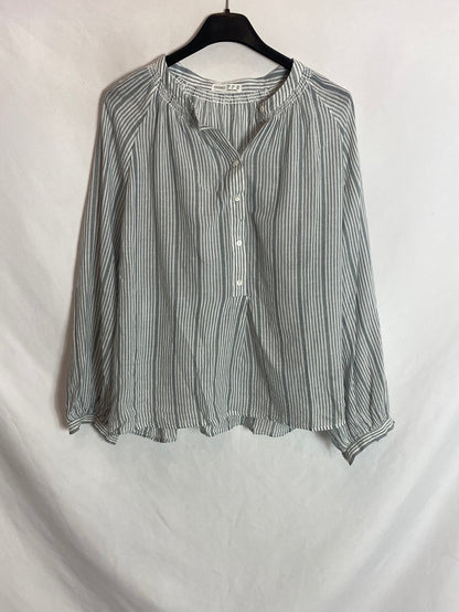 OYSHO. Camisa de rayas T.s