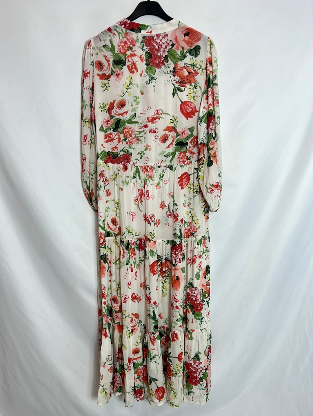 ZARA. Floral print shirt dress. XS