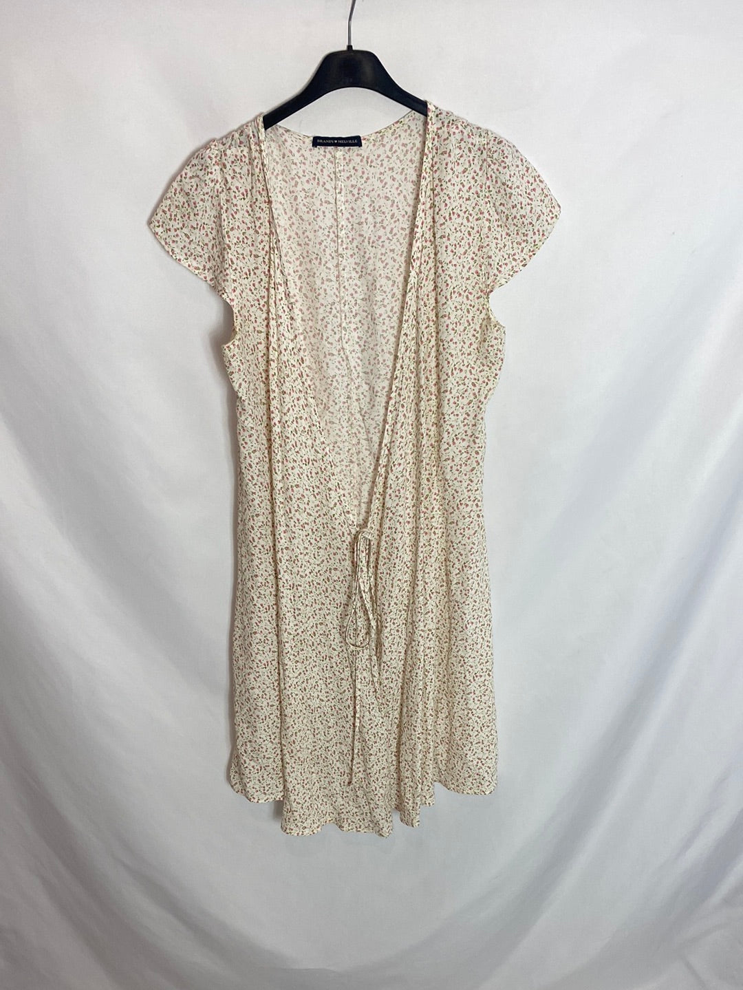 BRANDY MELVILLE. Vestido cruzado corto T.U