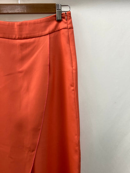 MAK BY MARISA ARACIL Orange midi culotte skirt T.36
