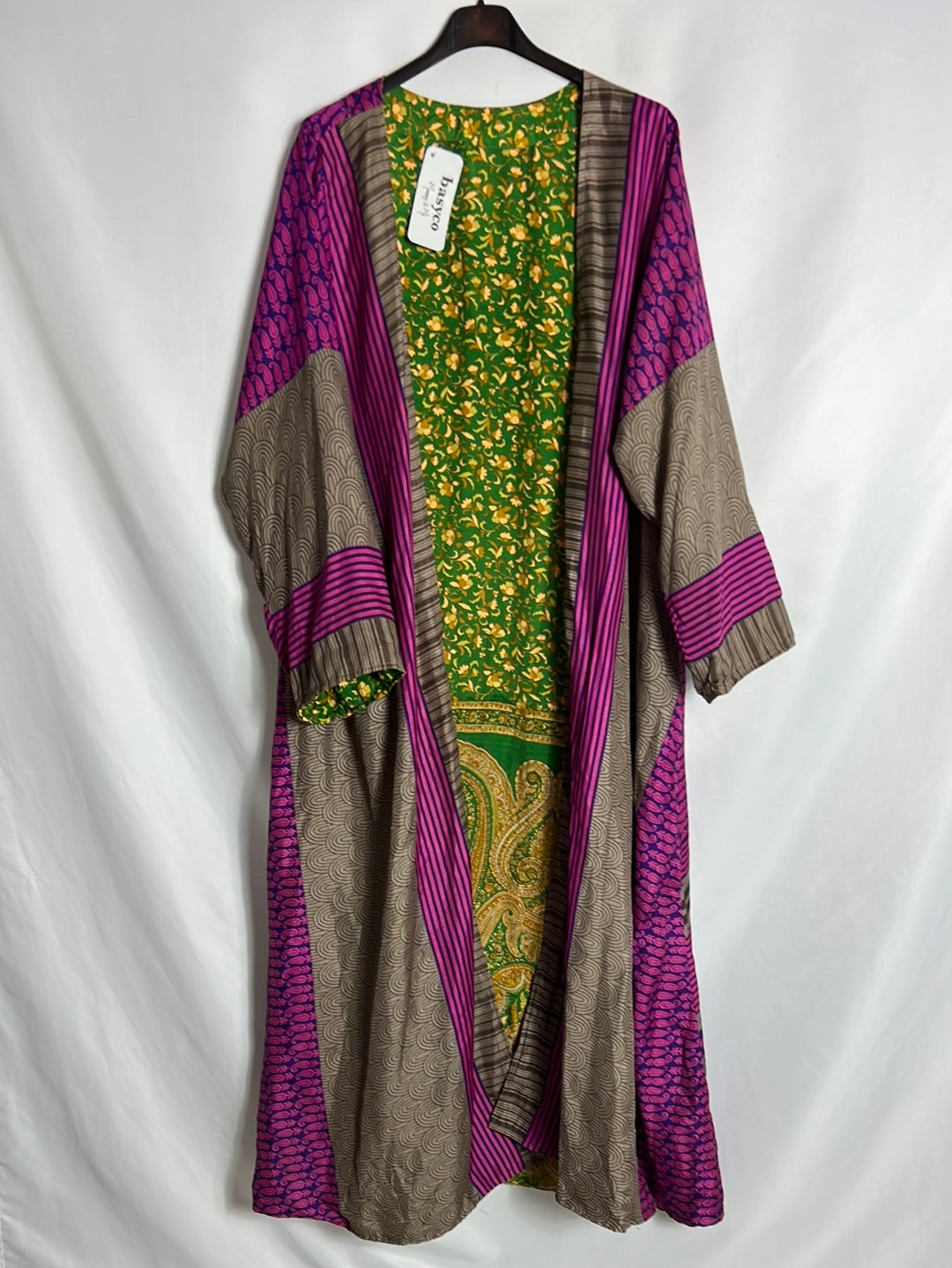 BASYCO. Reversible flowing kimono TU(m/l)