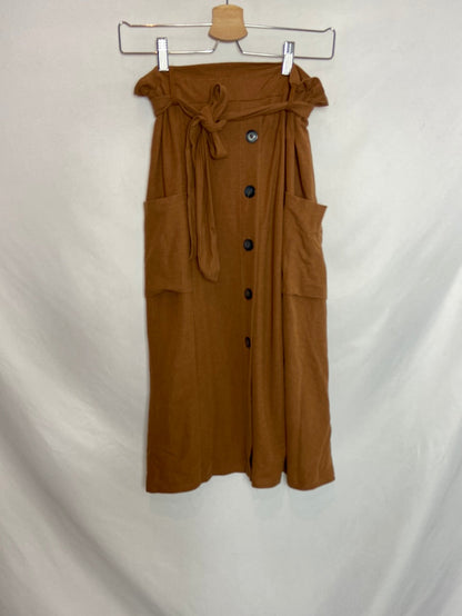 OTHERS. Brown midi skirt TU (S)
