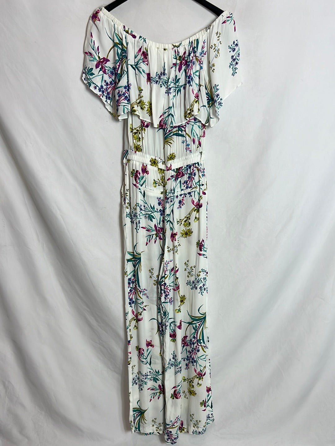 NAFNAF. Mono blanco flores T.36