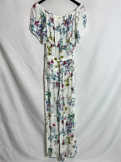 NAFNAF. Mono blanco flores T.36