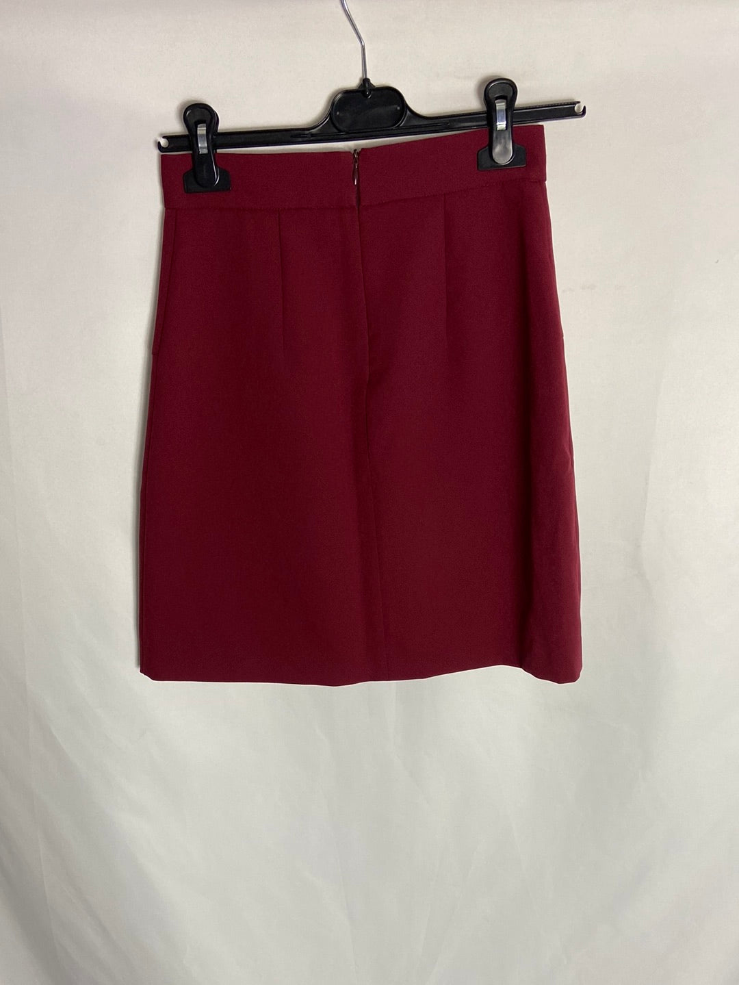 BIMANI. Falda burdeos botones T.34