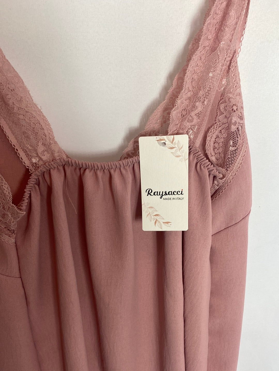 RAYSACCI. Camiseta tirantes rosa palo. T.L