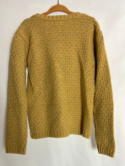 GOCCO. Chaqueta mostaza textura. T 7-8 años