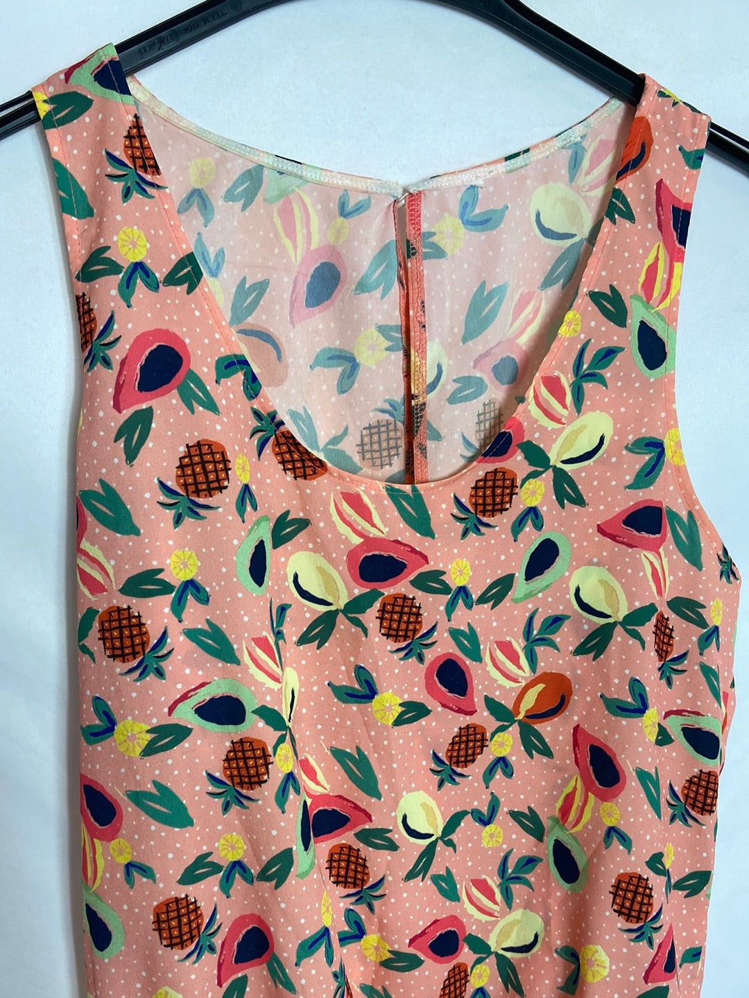 OTRAS. Body rosa estampado T. M