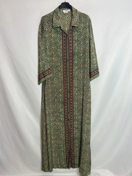 BASYCO JEREZ. Long printed shirt dress. YOU (S)