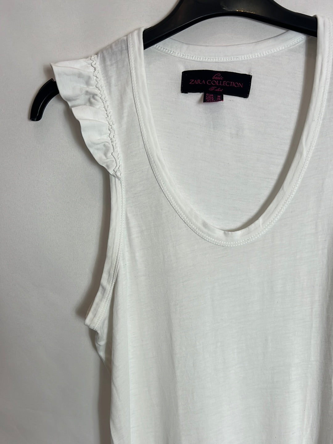 ZARA. Long white strappy top. TM