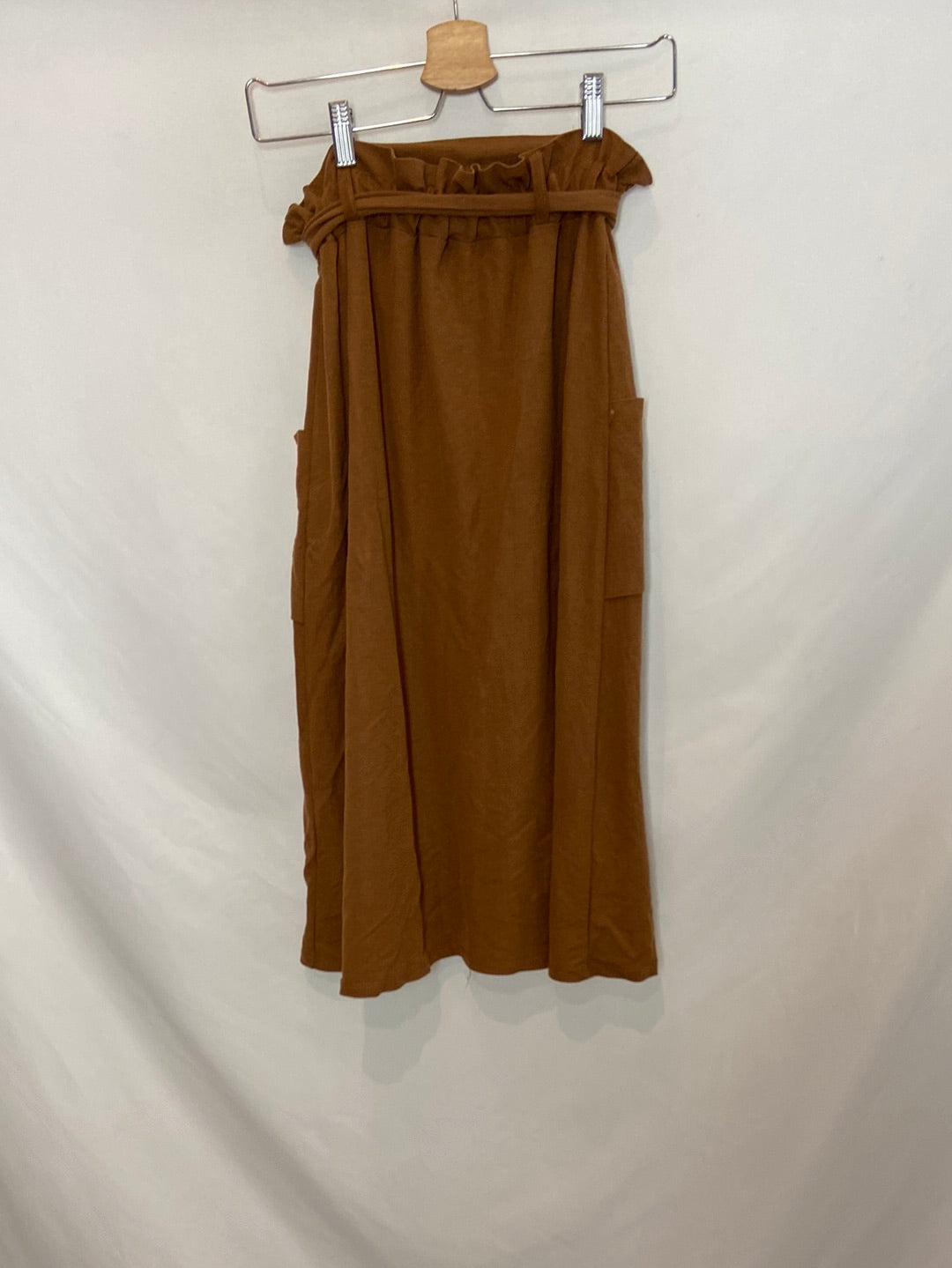 OTHERS. Brown midi skirt TU (S)