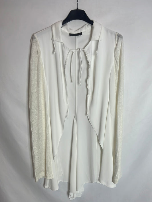 DAVID VALLS. White light parka S.(m)