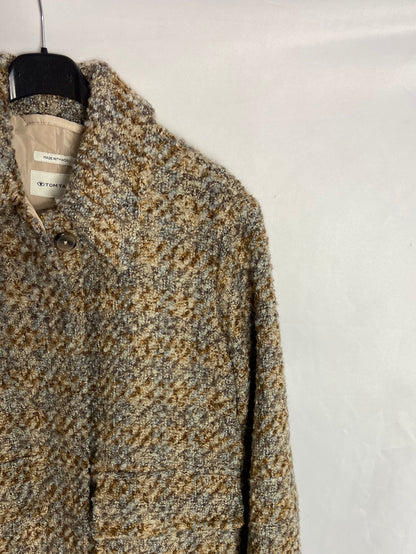 TOM TAILOR. Beige terry coat T.xs