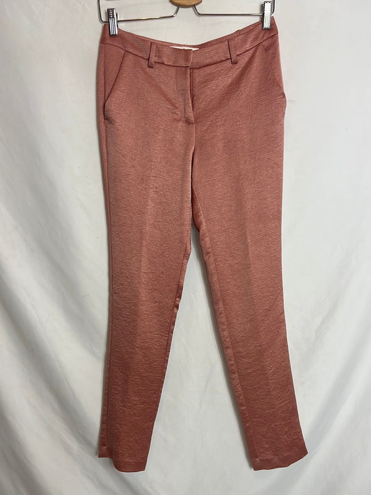 BA&amp;SH. Pink satin dress pants. Size 0 (34)