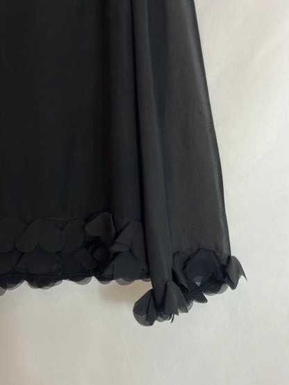 PRIMARK. Flowy black blouse size 38