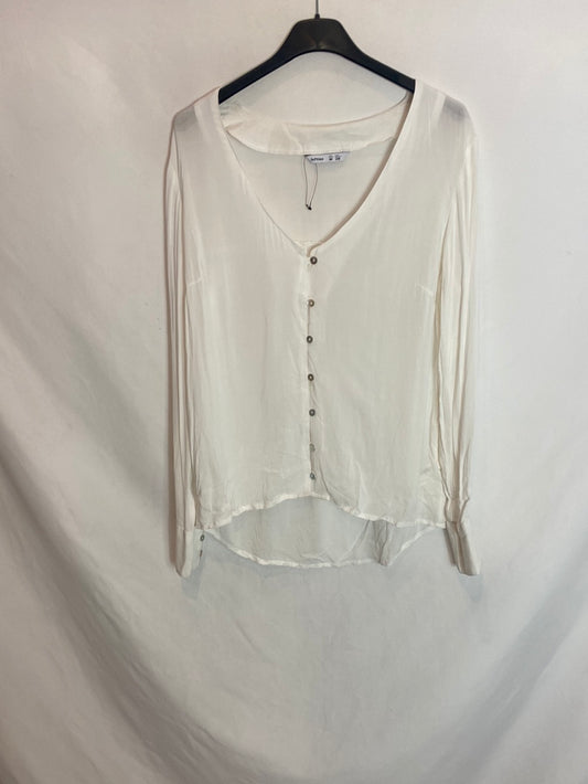 LEFTIES. Camisa blanca botones T.M