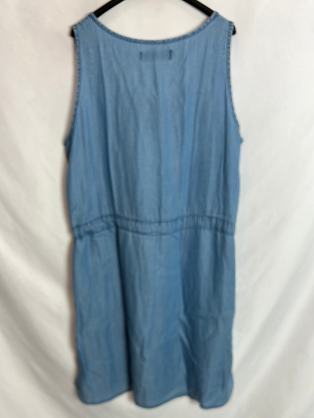 VIOLETA BY MANGO. Vestido corto denim fluido. T L