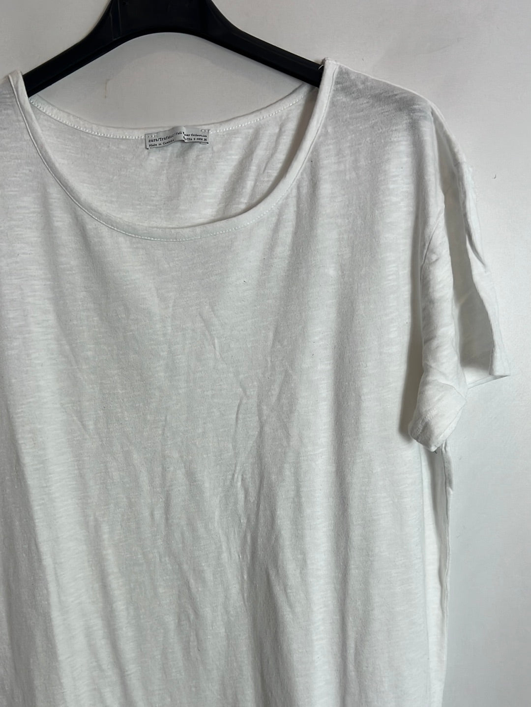 ZARA. White T-shirt midi dress. TS Hibuy market ZARA. White T-shirt midi dress. TS Hibuy market