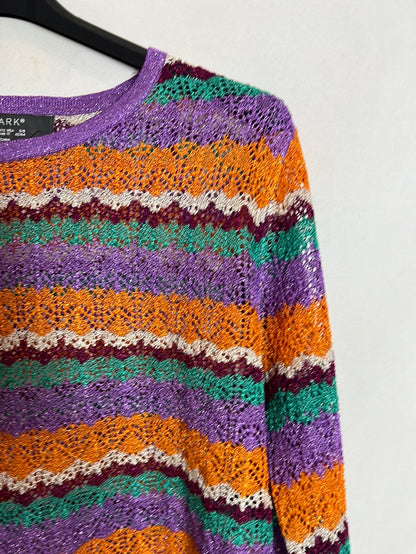 PRIMARK. Jersey calado colores. T S