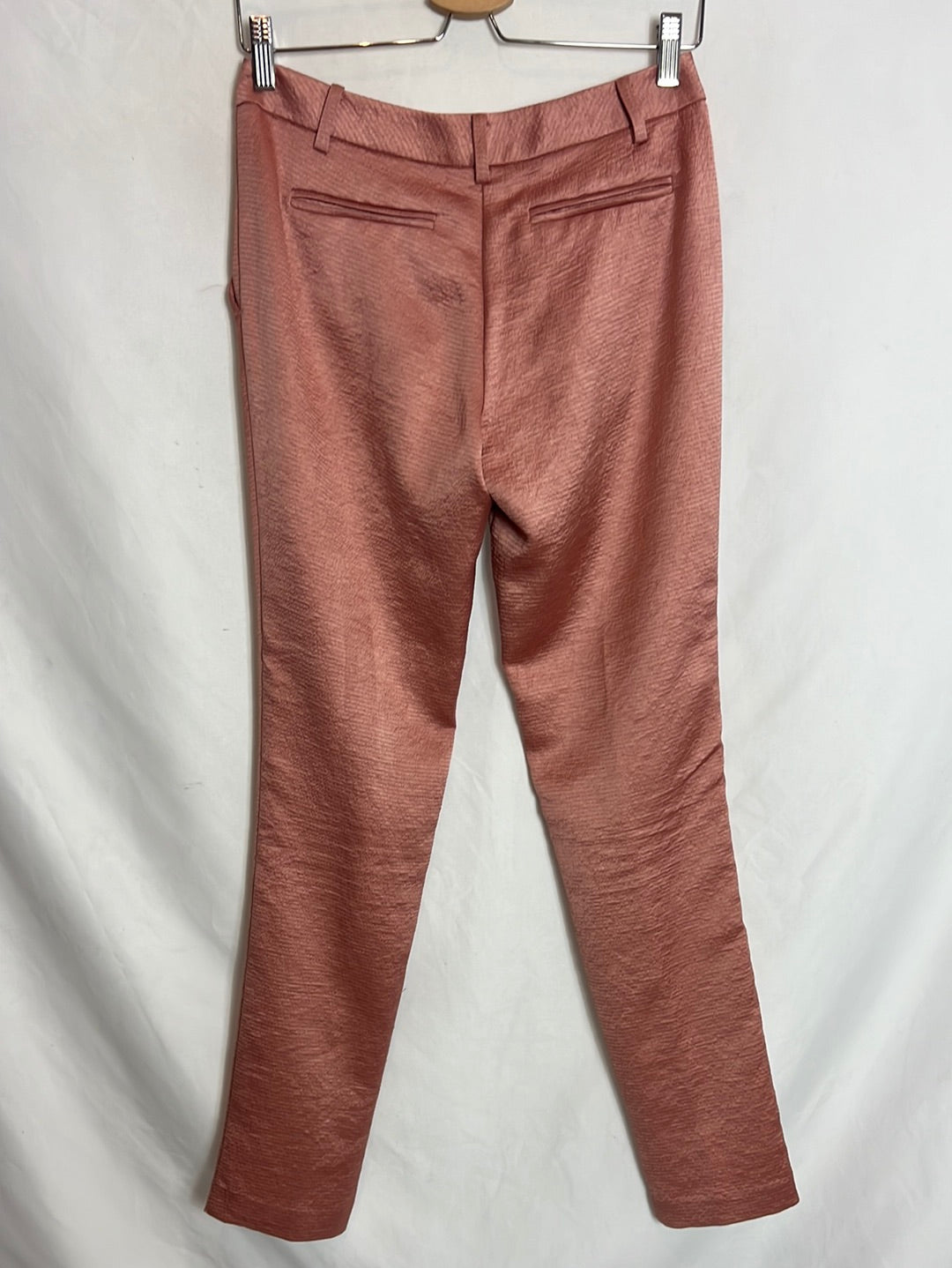 BA&amp;SH. Pink satin dress pants. Size 0 (34)