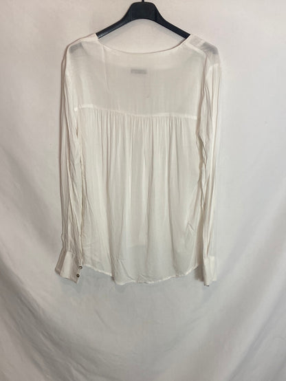 LEFTIES. Camisa blanca botones T.M