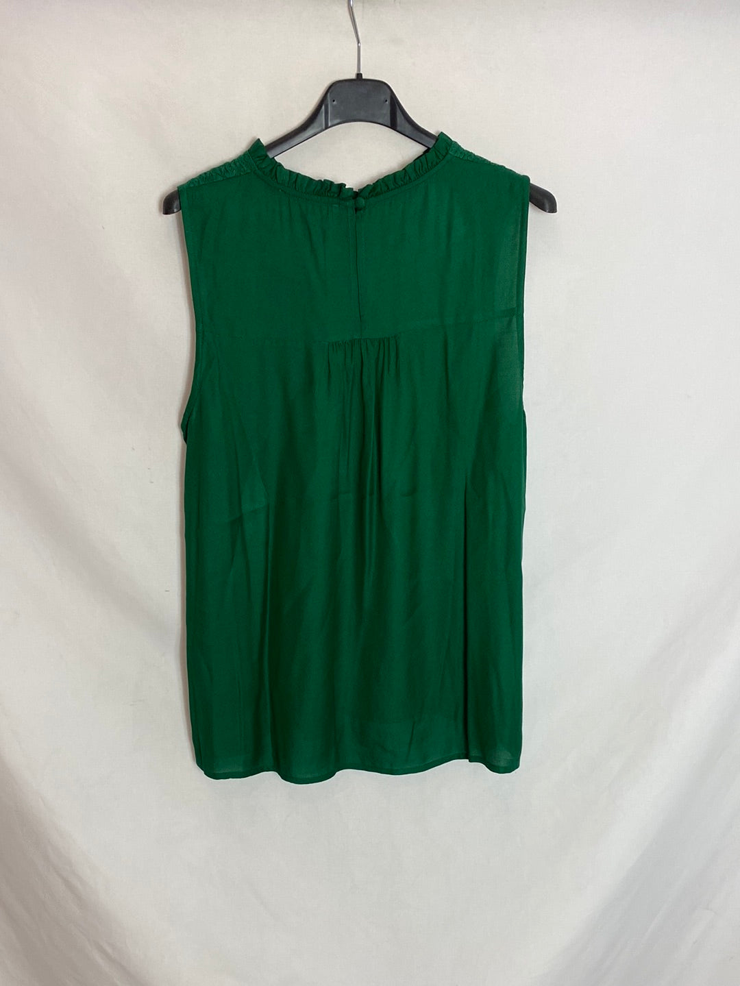 INDI&COLD. Blusa verde encaje T.m