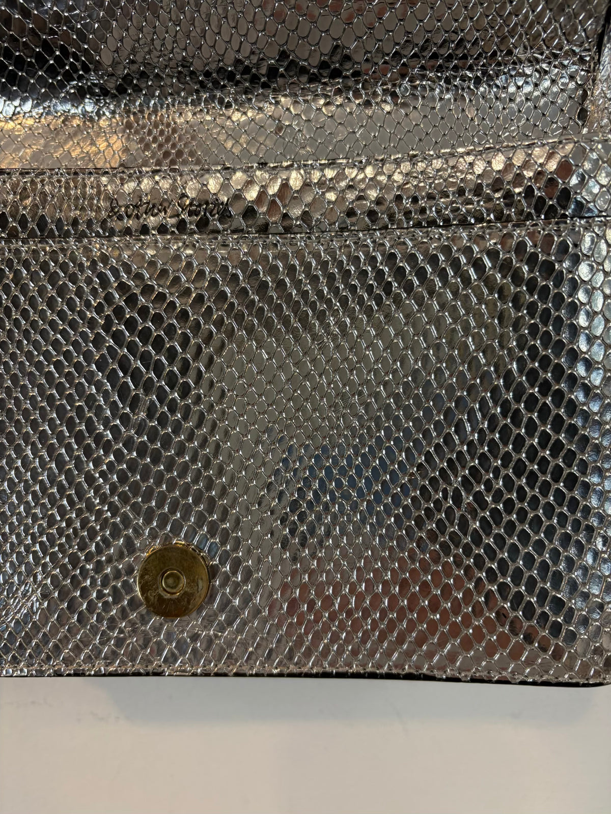 & OTHER STORIES. Bolso plateado textura