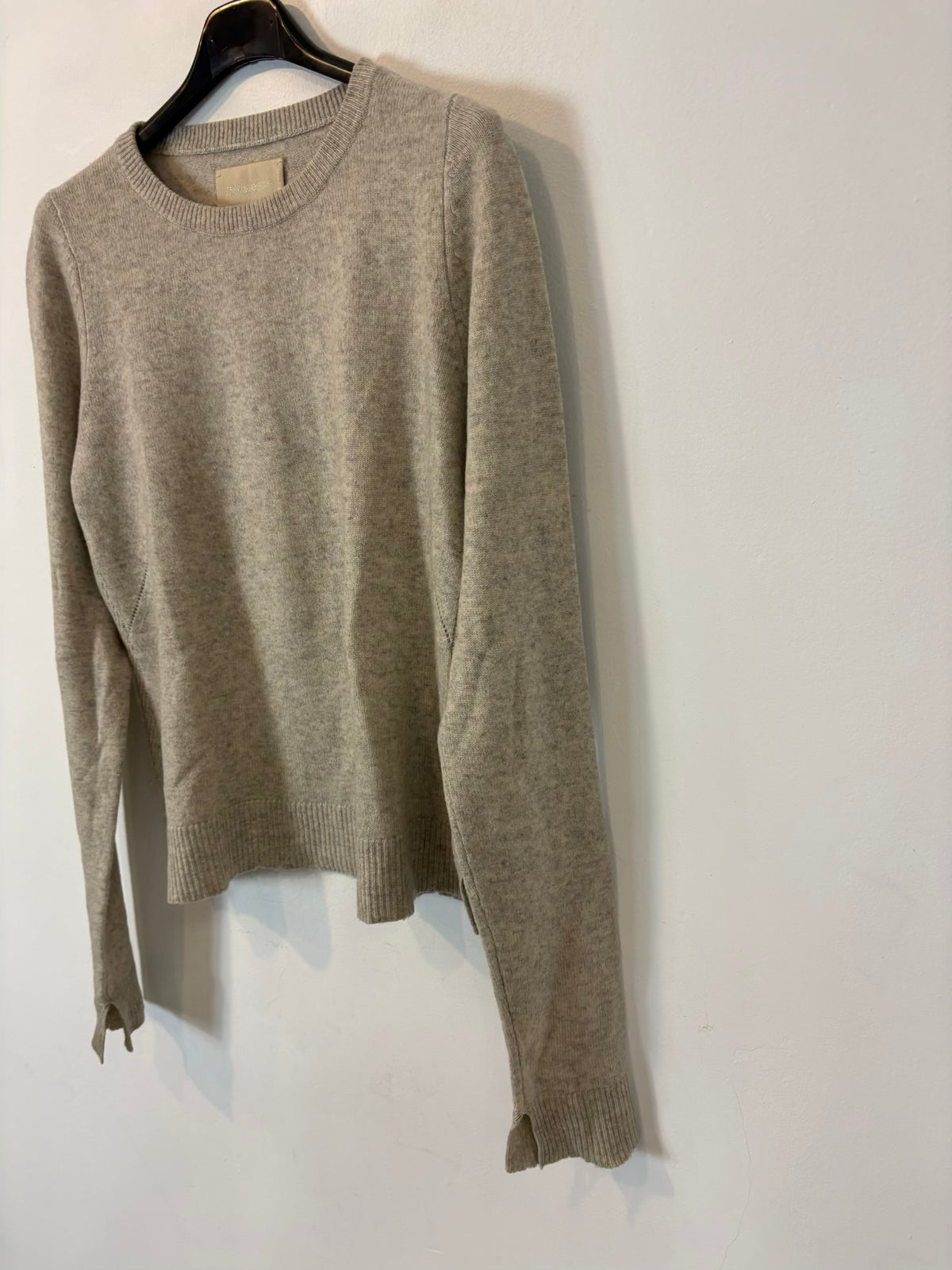 ZADIG & VOLTAIRE. Jersey gris claro 100% cashmere