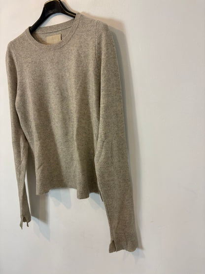 ZADIG & VOLTAIRE. Jersey gris claro 100% cashmere