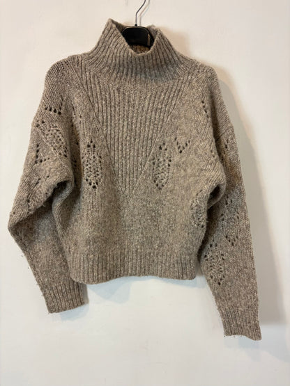 IRO. Jersey gris claro lana y alpaca