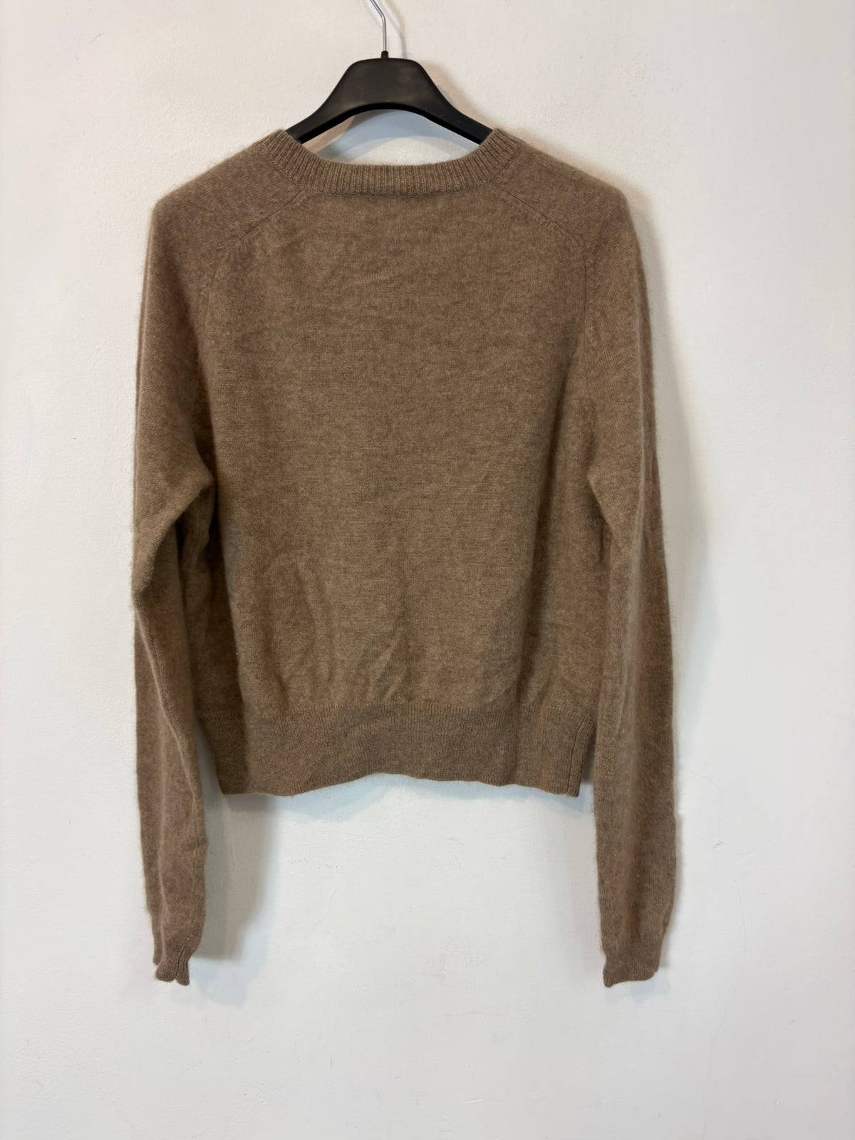 ZARA. Cárdigan beige tostado