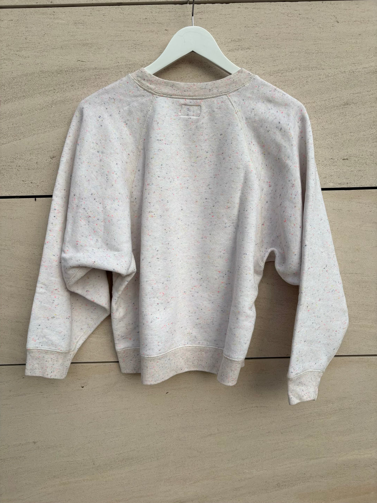 BELLEROSE. Sudadera beige jaspeado colores