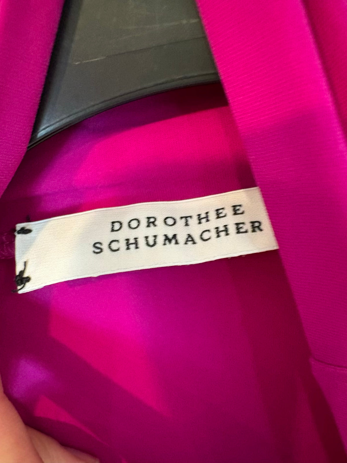 DOROTHEE SCHUMACHER. Top elastico fucsia
