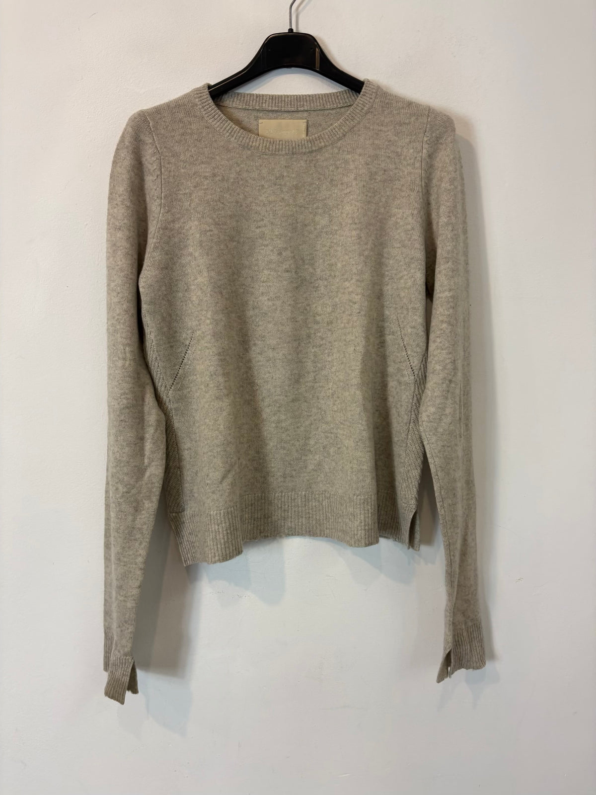 ZADIG & VOLTAIRE. Jersey gris claro 100% cashmere