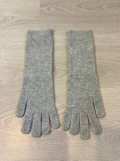 Guantes grises largos